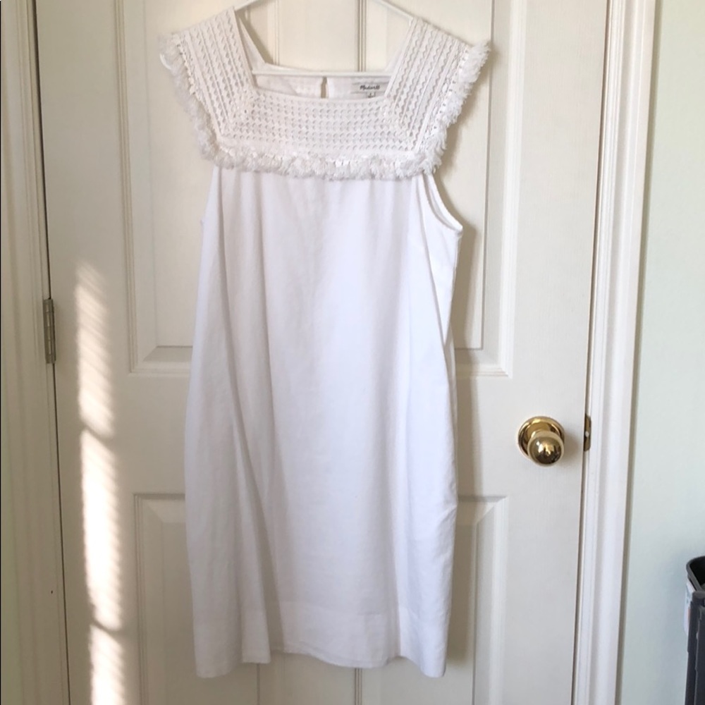 Madewell White Shift Dress
